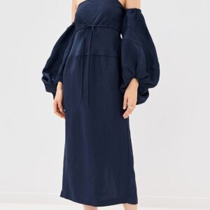 Rosie Assoulin Balloon Sleeve Dress