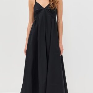 Proenza Schouler White Label Barker Dress in Stretch Poplin