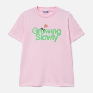 Ganni Basic Cotton Jersey Growing Slowly