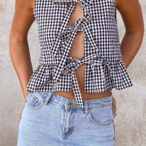 BB Exclusive Baxter Black Gingham Top Baxter Black Gingham Top