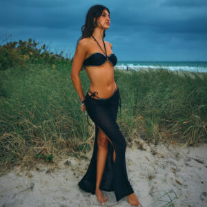 Beachside Siren Mesh Swim Cover Up