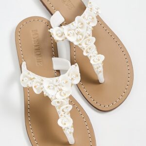 Mystique Beaded Thong Sandals