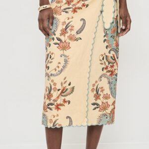 FARM Rio Beauty Butter Midi Skirt