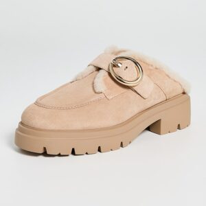 Stuart Weitzman Benni Shearling Mules