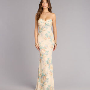 Windsor Beth Floral Mermaid Formal Dress