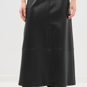 Betty Faux Leather Maxi Skirt