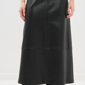Betty Faux Leather Maxi Skirt