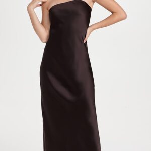 Norma Kamali Bias Strapless Gown