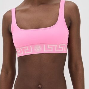 Versace Bikini Top Lycra Vita Recycled New Logo