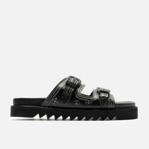 Toga Virilis Black Buckle Sandals Black Buckle Sandals
