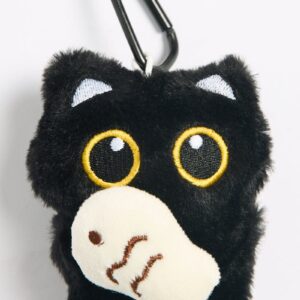 Black Cat Keyring Bag Charm