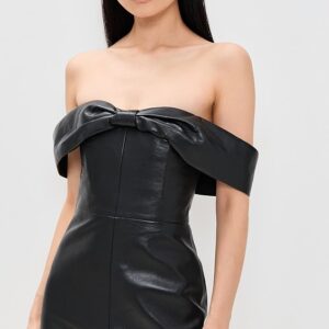 ANINE BING Black Colleen Mini Dress