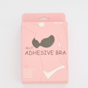 Ally Fashion Black Invisible Adhesive Bra Push-up Strapless Black Invisible Adhesive Bra Push-up Strapless