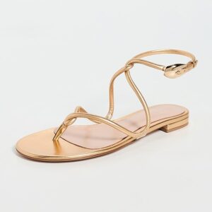 Gianvito Rossi Black Mamba Flats