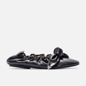 Black Soft Leather Ballet