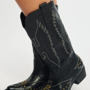 Black Western Cowboy Boots