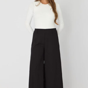 Ally Fashion Black Wide Leg Pants