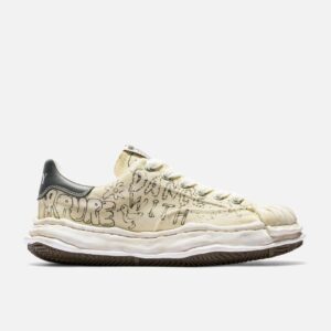 Maison Mihara Yasuhiro "BLAKEY" OG Sole Graffiti Printed Canvas Low Top Sneaker "BLAKEY" OG Sole Graffiti Printed Canvas Low Top Sneaker