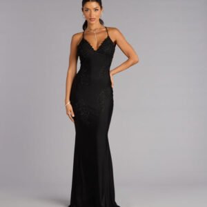 Windsor Blanca Open Back Mermaid Formal Dress Blanca Open Back Mermaid Formal Dress