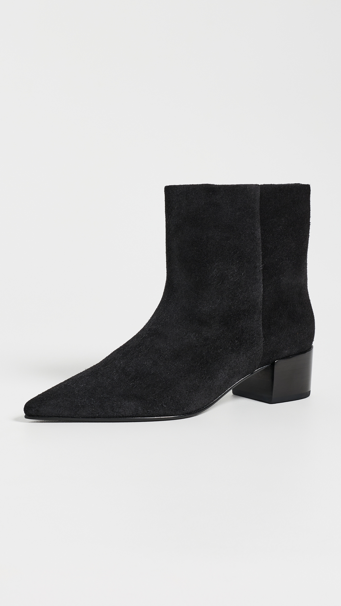 Black Suede Studio Blaze 45 Booties