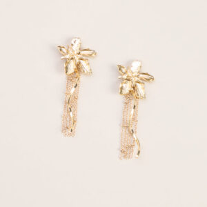 Bloom Theory Floral Fringe Earrings