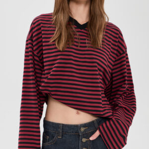 Bloom V Neck Long Sleeve Tee