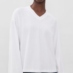 Lioness Bloom V Neck Long Sleeve Tee