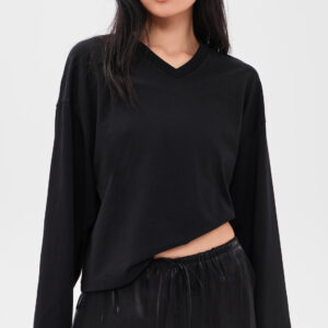 Lioness Bloom V Neck Long Sleeve Tee Bloom V Neck Long Sleeve Tee