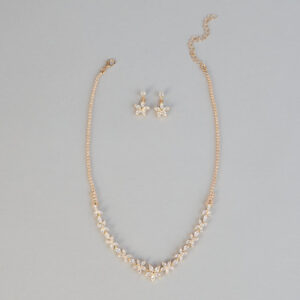 Blooming in Sparkle Floral Jewelry Set