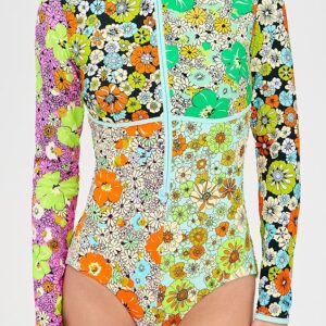 ALÉMAIS Blossom Zip Front One Piece