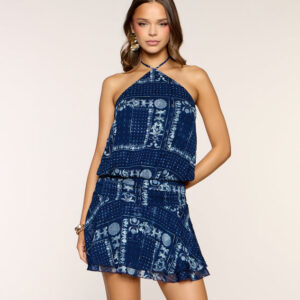 Windsor Blue Skies And Late Nights Mini Dress Blue Skies And Late Nights Mini Dress