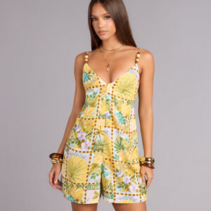 Windsor Boardwalk To Beach Printed Romper