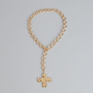 Bold Faith Cross Choker Necklace