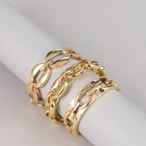 Bold Moves Link Bracelet Trio