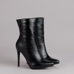 Bold Step Faux Leather Booties