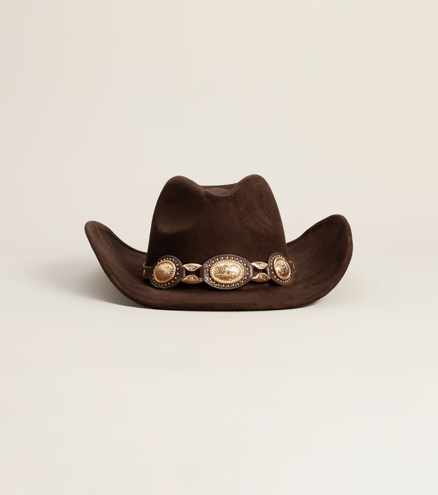 Windsor Bold Western Faux Suede Cowboy Hat