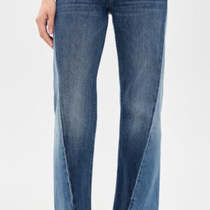 Bookie Slit Twist Heel Fray Jeans