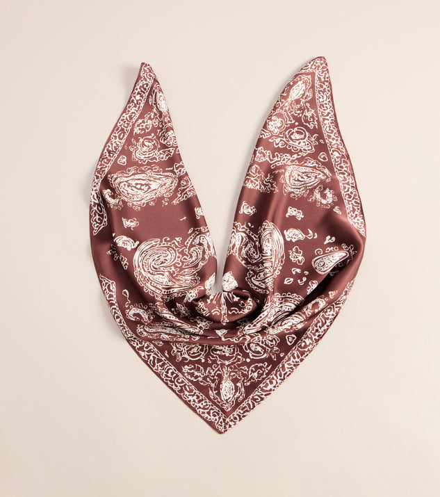 Windsor Borrowed From The Rodeo Satin Scarf