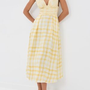 Rosie Assoulin Bow Shoulder Dress