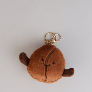 Brew Buddy Plush Coffee Bean Keychain