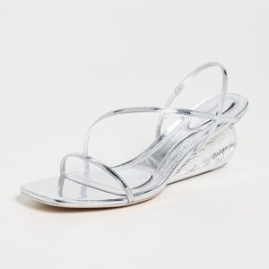 SIMKHAI Bridget Oyster Shell Wedge Sandals Bridget Oyster Shell Wedge Sandals