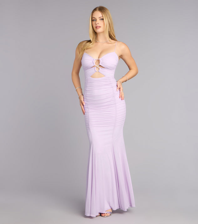 Windsor Brie Mesh Mermaid Formal Dress