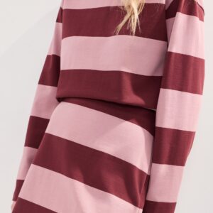 LE BOP Brie Striped Mini Skirt Brie Striped Mini Skirt