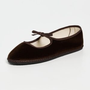 ViBi VENEZiA Brigitte Velvet Mary Jane Flats