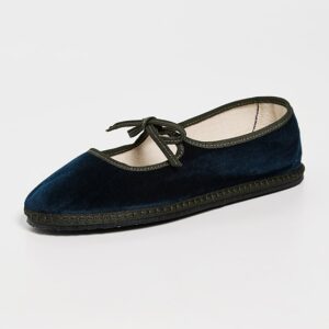 ViBi VENEZiA Brigitte Velvet Mary Jane Flats