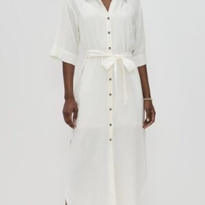 Z Supply Brise Linen Midi Dress
