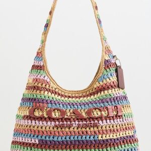 Brooklyn Raffia Shoulder Bag 34
