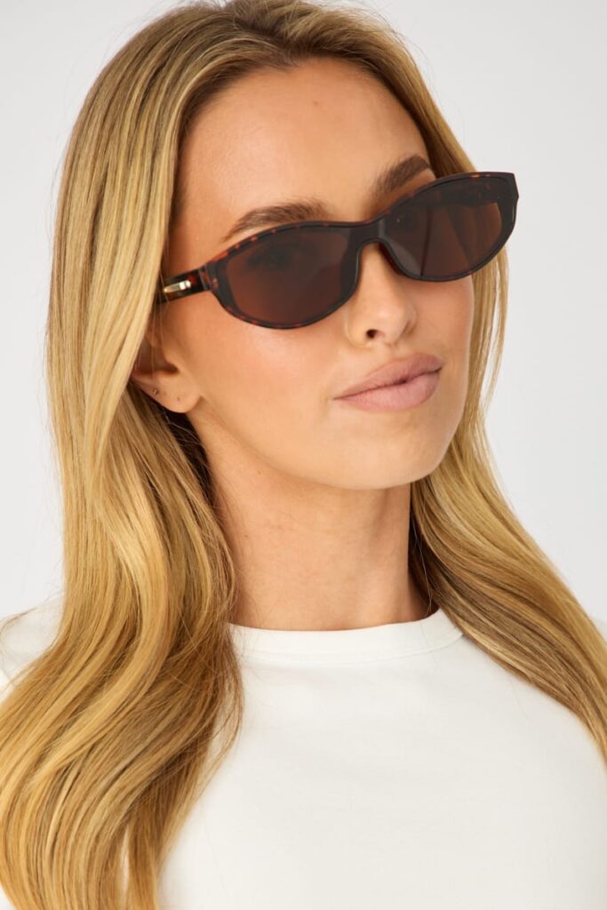Brown Animal Print Fashion Sunglasses | Ally Fashion Brown Animal Print Fashion Sunglasses