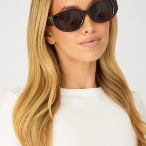 Ally Fashion Brown Animal Print Fashion Sunglasses