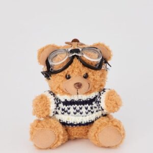 Brown Bear Keyring Bag Charm